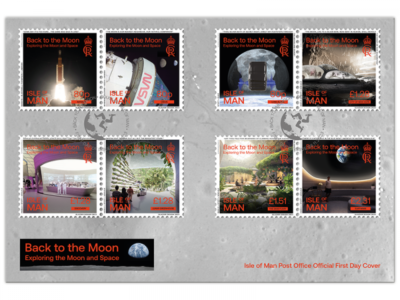 Moonlanding Stamps III Back to the Moon First Day cover
